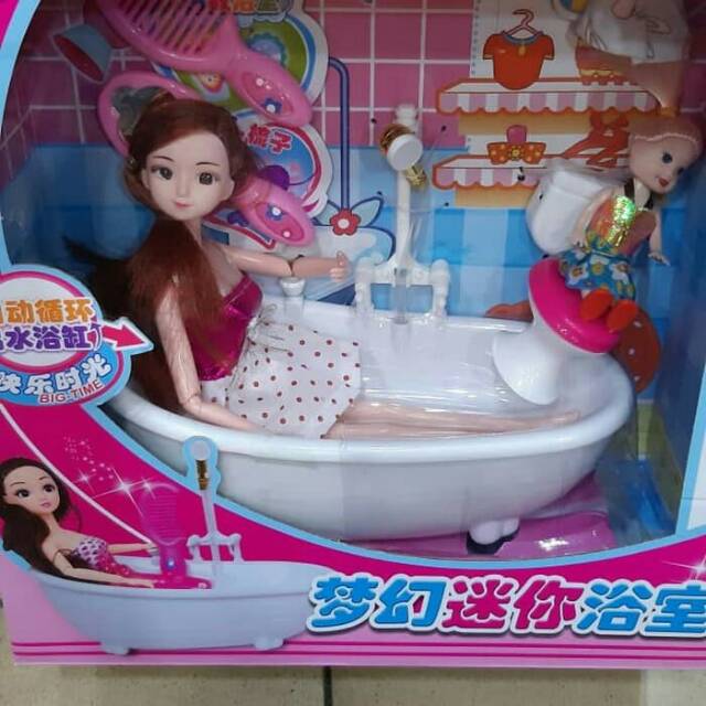 Bồn Tắm Hình Búp Bê Barbie Đáng Yêu