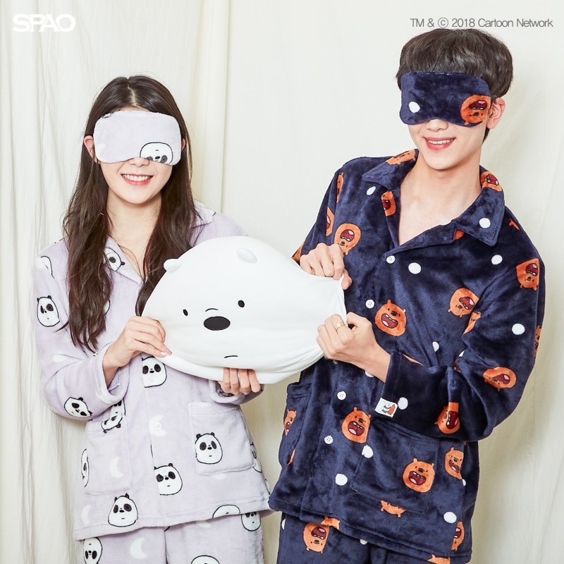 Bộ Quần Áo Pijama Nỉ Băng Lông SPAO Hàng Xuất Dư Hàn Xịn Chất Cao Cấp Mềm Mịn Siêu Nhẹ Ấm Áp Nhiều Màu