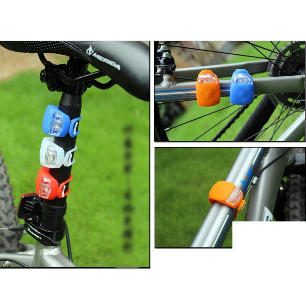 Bộ đèn LED phát sáng sườn trước cho xe đạp