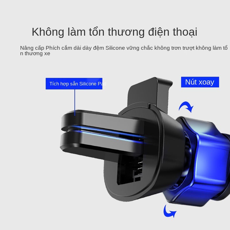 giá đỡ điện thoại di động trên ô tô ổ cắm gió đa chức năng định vị đứng hoạt hình sáng tạo hỗ trợ trọng lực tự