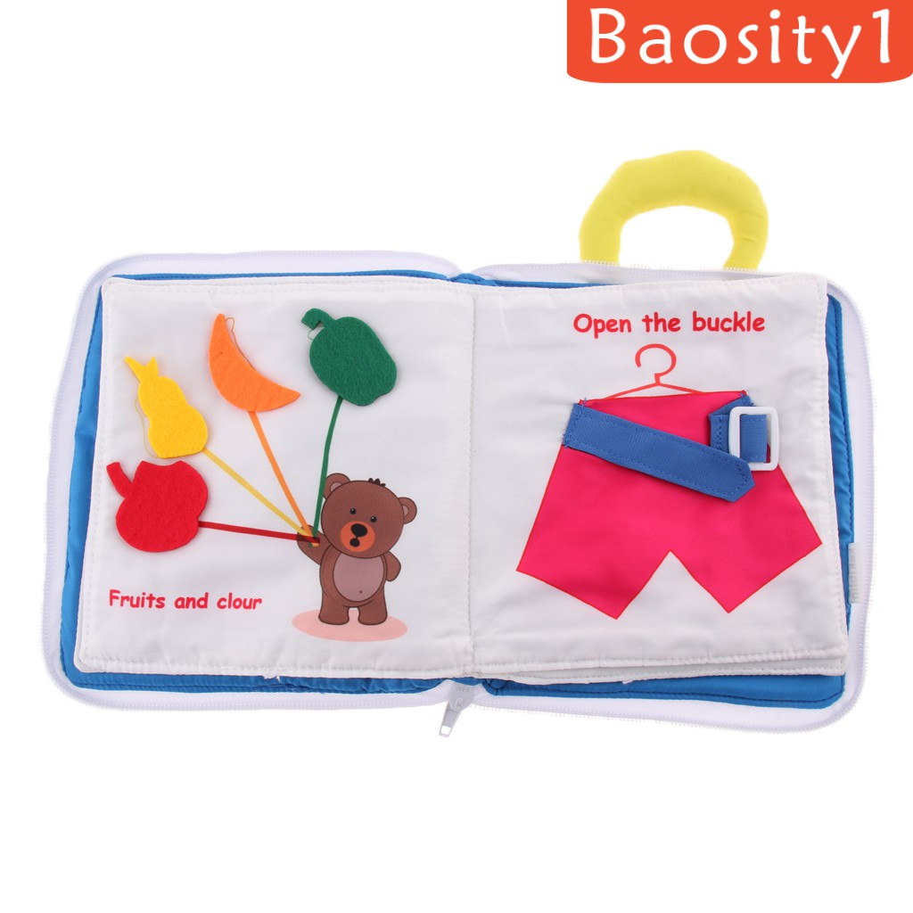 1 Bộ Sách Vải Cho Bé Từ 3-24 Tháng Tuổi