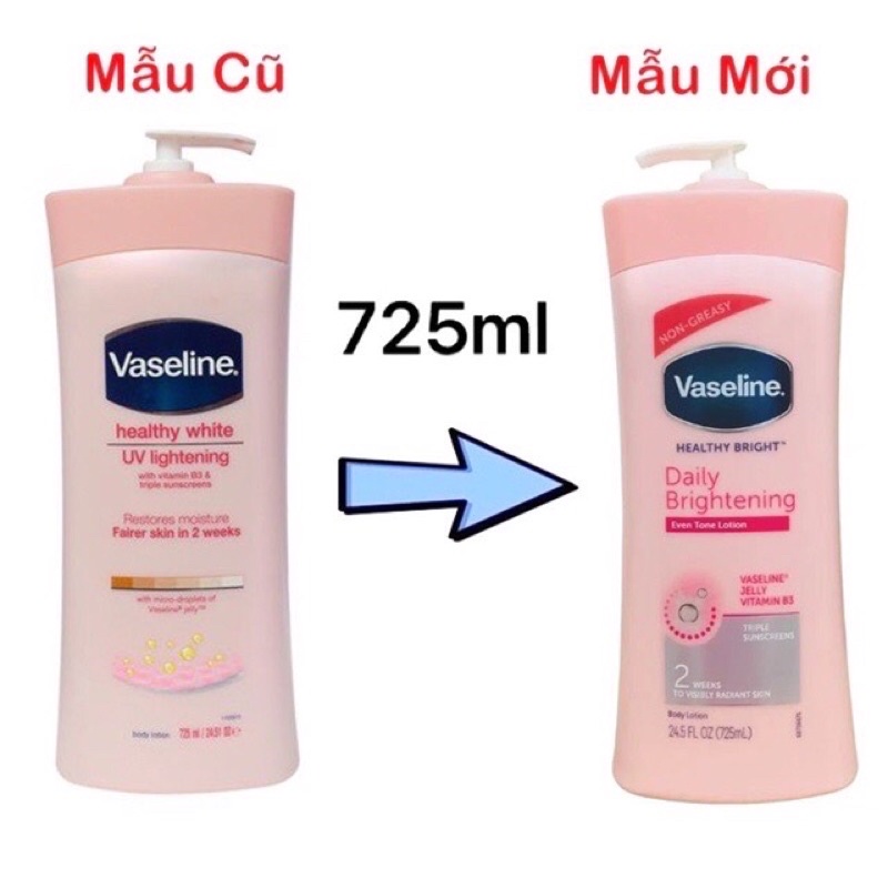 Sữa Dưỡng Thể Vaselin 725ml