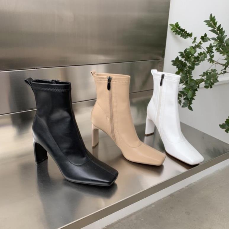 Boot Lửng Zara 3 Màu Trắng Đen Nâu Full Size 35-39
