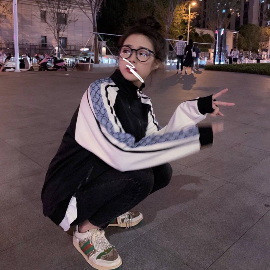 Áo Khoác Bomber Ao Khoác Gió Viền Tay G.C Hàng 2 lớp Frorm Rộng Unisex Nam Nữ  Mặc Cực Chất | BigBuy360 - bigbuy360.vn