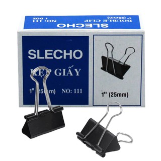 Kẹp giấy Slecho 25mm hộp 12 cái