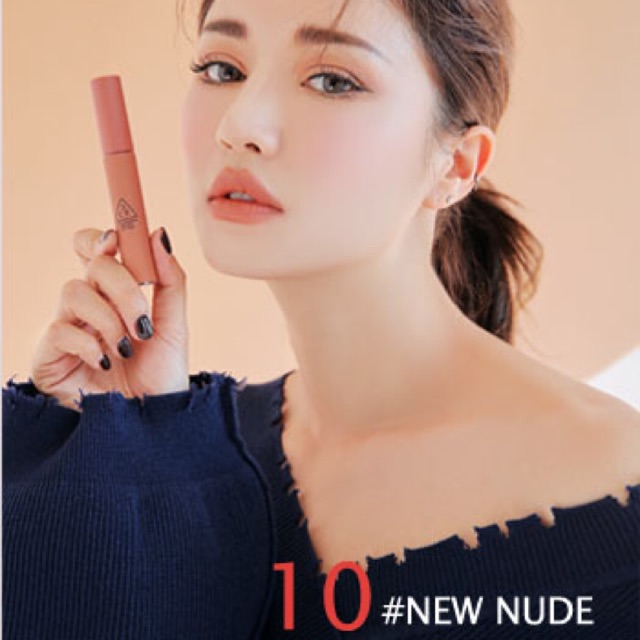 Son 3CE velvet lip tint - son kem siêu lì ( new nude)