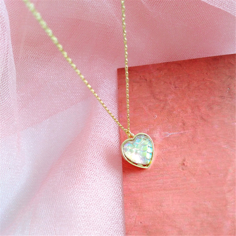 Dây chuyền phối mặt trái tim thời trang dành cho nữ