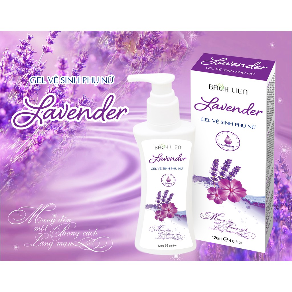Dung dịch Vệ sinh phụ nữ Lavender Bạch Liên