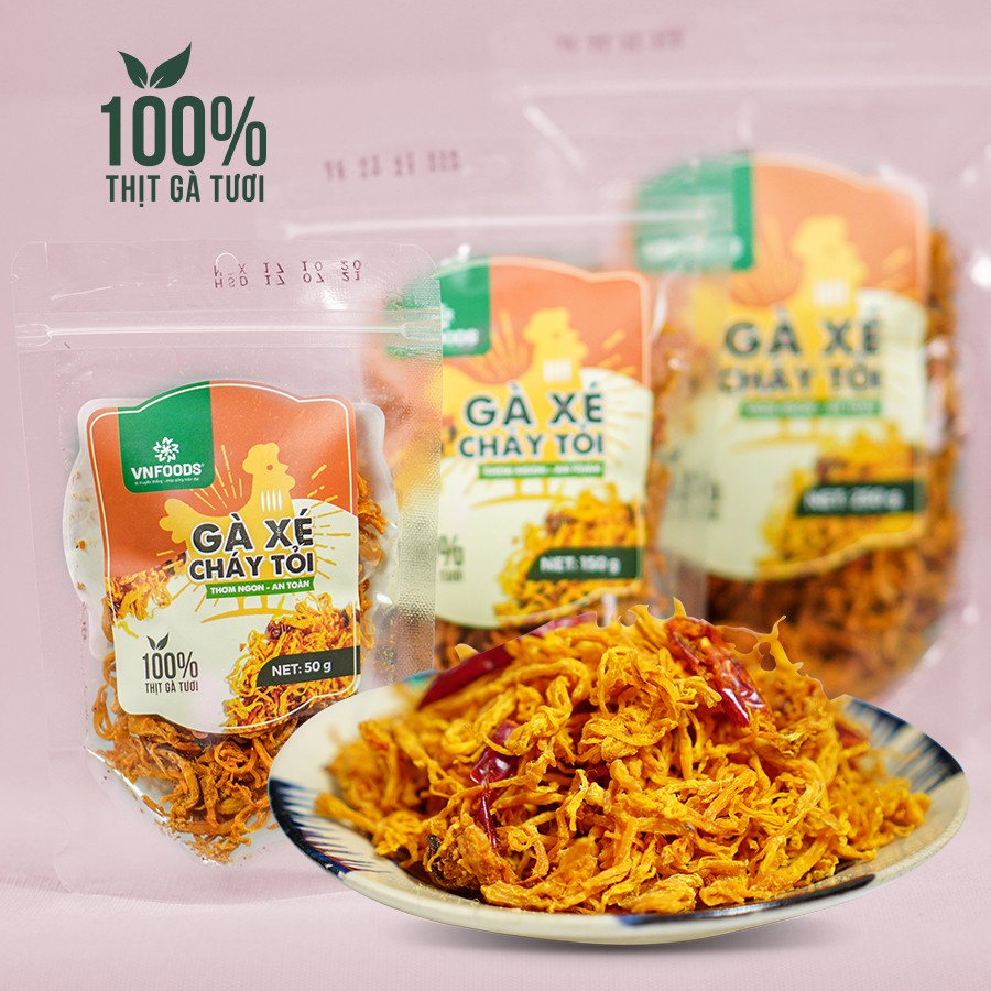 [Ảnh thật] Gà xé vị tỏi ớt VN-FOODS