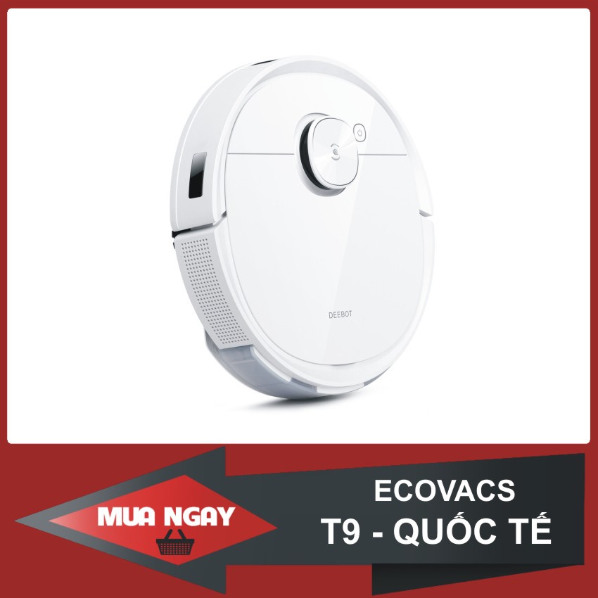 Robot hút bụi lau nhà Ecovacs Deebot T9 - Lực hút Max 3000Pa - Bản Quốc Tế - App Tiếng Việt – Robot Toả Hương Thơm