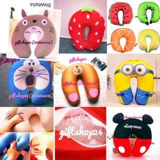 GỐI CỔ CHỮ U ( hạt xốp nhẹ )