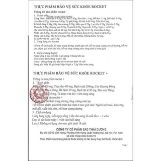 ROCKET 10 & 30 gói - Sao Thái Dương