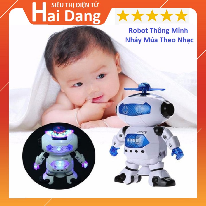 Robot Thông Minh Nhảy Múa Theo Nhạc ROBO