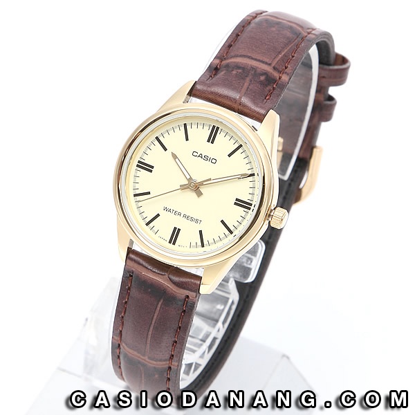 Đồng hồ nữ dây da Casio chính hãng Anh Khuê LTP-V005GL-9AUDF (28mm)