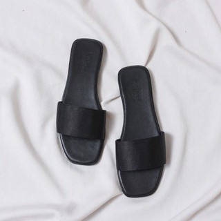 Dép bệt nữ zori quai ngang bản to vải satin thời trang de30