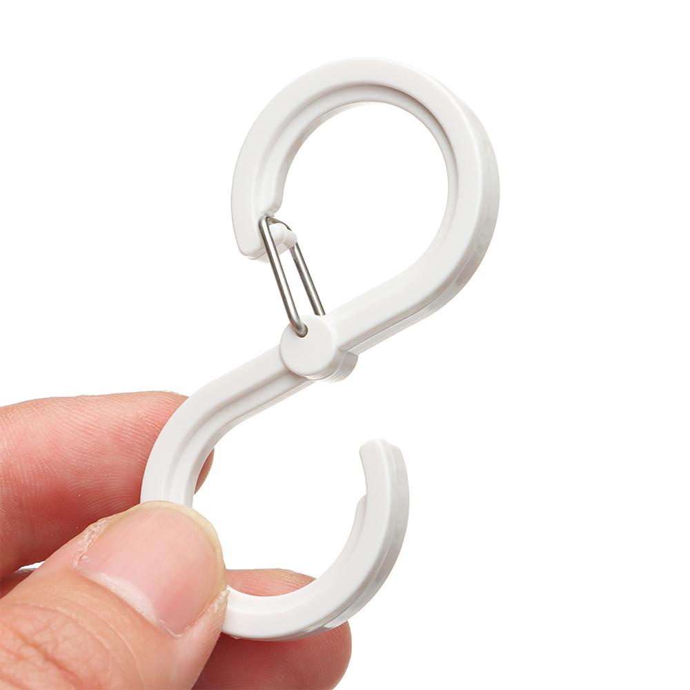 Set 8 Móc Treo Đồ Hình Chữ S Chống Gió Tiện Dụng