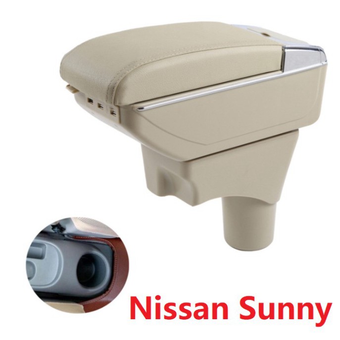 Sản Phẩm Hộp tỳ tay ô tô Nissan Sunny tích hợp 7 cổng USB .