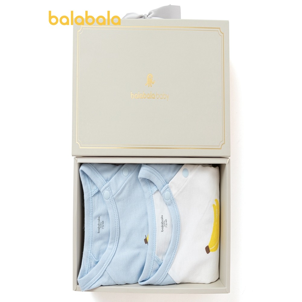 (0-3 tuổi) Set 2 áo liền quần body chip cho bé hãng BALABALA 20022112420131101