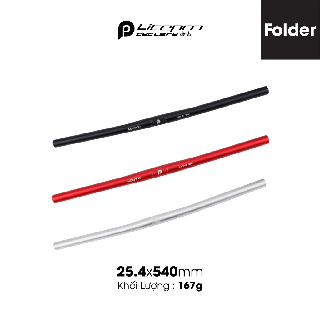 Ghi Đông Xe Đạp - Litepro Nhôm Chính Hãng