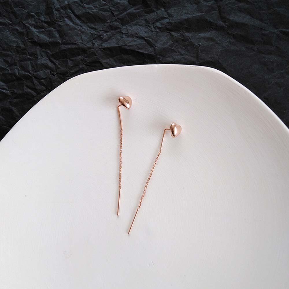 Khuyên Tai Dáng Dài Tua Rua Thời Trang Thanh Lịch Cho Nữ|Khuyên Tai Hình Trái Tim Phối Tua Rua Nhiều Màu Sắc Phong Cách Hàn Quốc