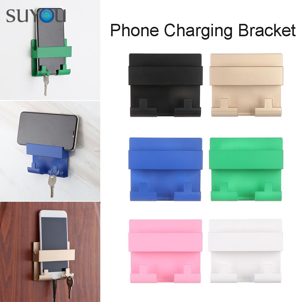 Giá đỡ điện thoại dán tường tiện lợi