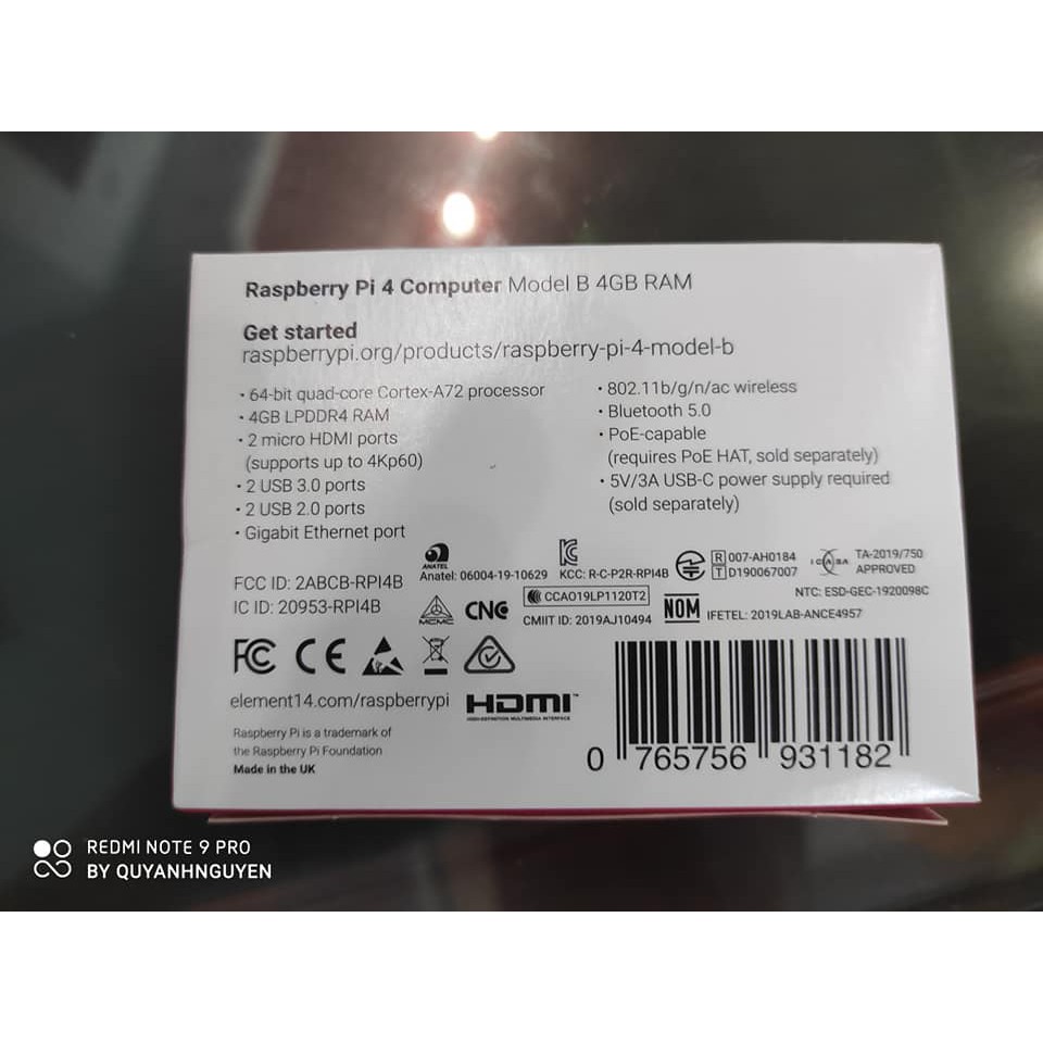 Raspberry Pi 4 Model B 2019 (4 GB Ram) | BigBuy360 - bigbuy360.vn