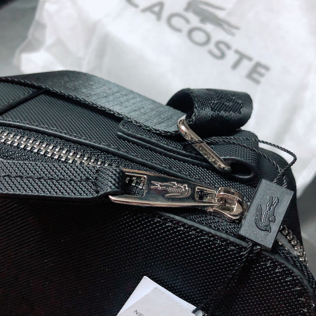 Túi Lacoste office trung sần trơn - XK826
