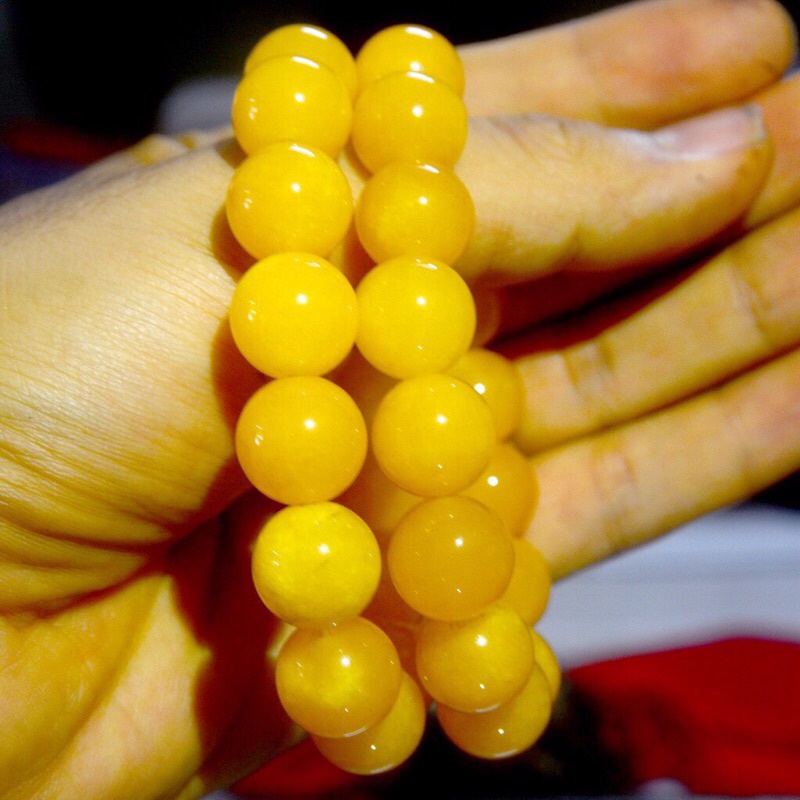 Vòng đá vàng mắt meo đủ size nam nữ - đá phong thuỷ