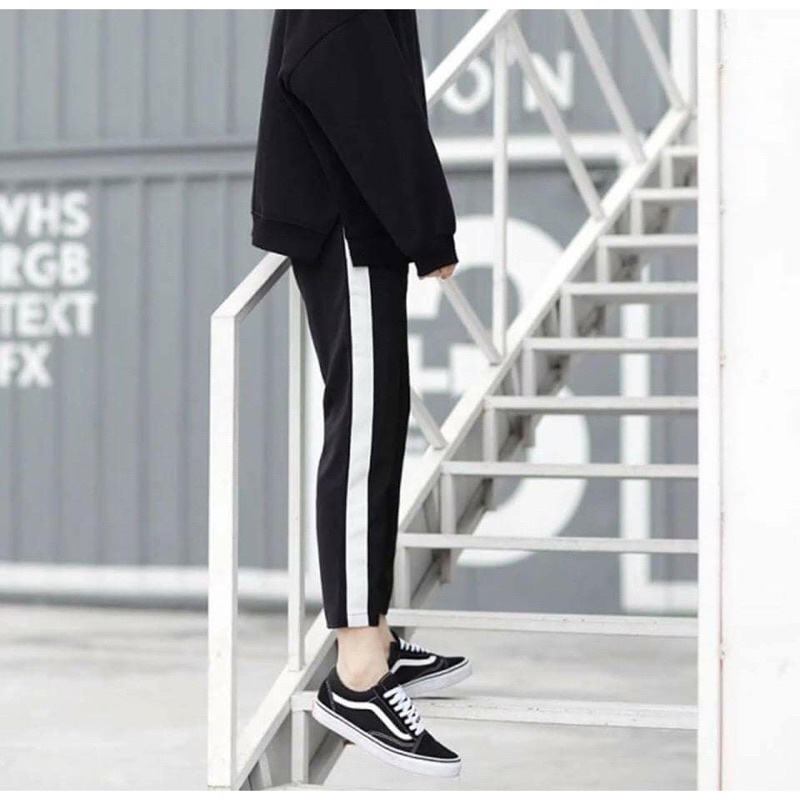 Quần jogger nam nữ thể thao, quần ống suông 3 sọc chất dày dặn, vải cao cấp Joger không xù không nhăn