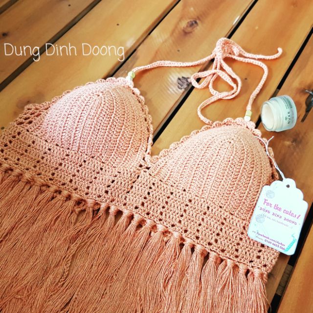 Bikini len sợi handmade