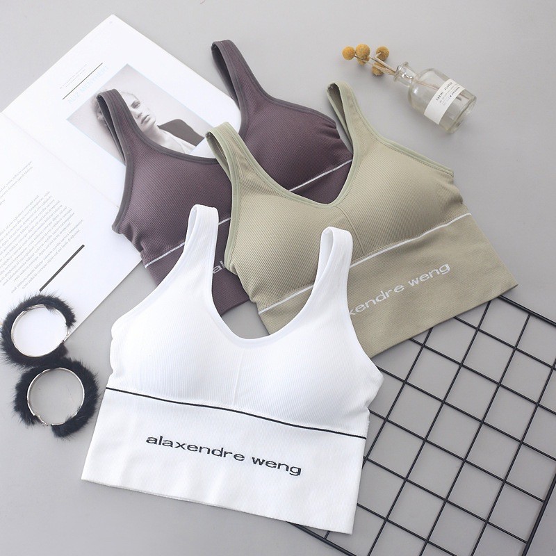 Áo Bra Thể Thao Pink cao cấp Có Mút Nâng Ngực. Free size 40-55kg