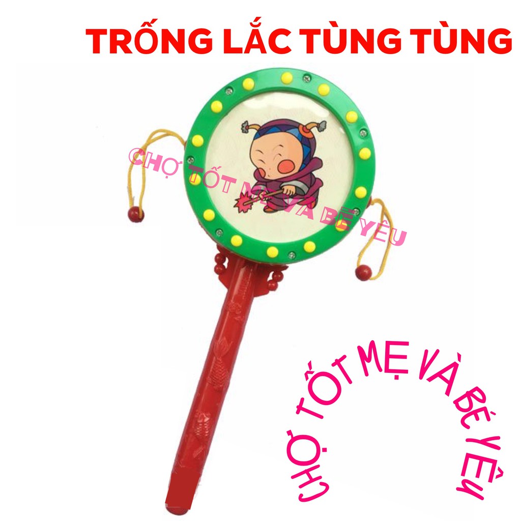 ĐỒ CHƠI TRỐNG LẮC CHO BÉ BẰNG NHỰA