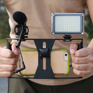Video Camera Cage Stabilizer Film Making Rig For Smart Phone Video Rig Bracket