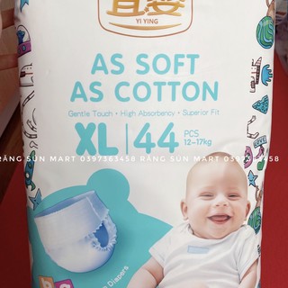 Bỉm Yiying 💜[FREE SHIP]💜 nhập khẩu chính hãng S72/M60/L52/XL44/XXL40/3XL36 Nâng niu bờ mông Việt 🥰