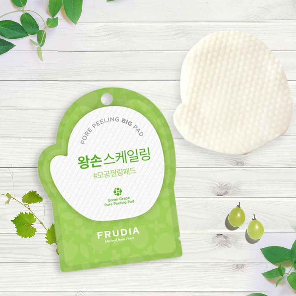 Bông Tẩy Da Chết Frudia Green Grape Pore Peeling Pad Chiết Xuất Nho Xanh 3ml