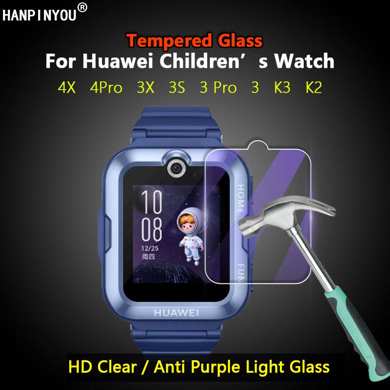 Kính Cường Lực 2.5d Bảo Vệ Màn Hình Đồng Hồ Thông Minh Cho Trẻ Em huawei watch 4x 4 pro k2