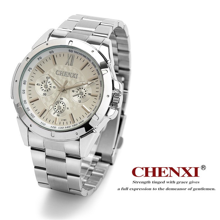 Đồng Hồ Đeo Tay Chexi Chống Thấm Nước Bằng Thép Không Gỉ Thời Trang Cho Nam Và Nữ