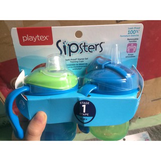 Set 02 bình tập uống nước Playtex cho bé 180ml