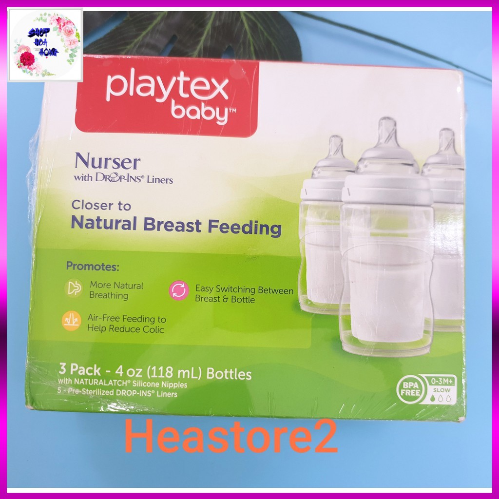 SET BÌNH SỮA PLAYTEX BABY - 3 PACK