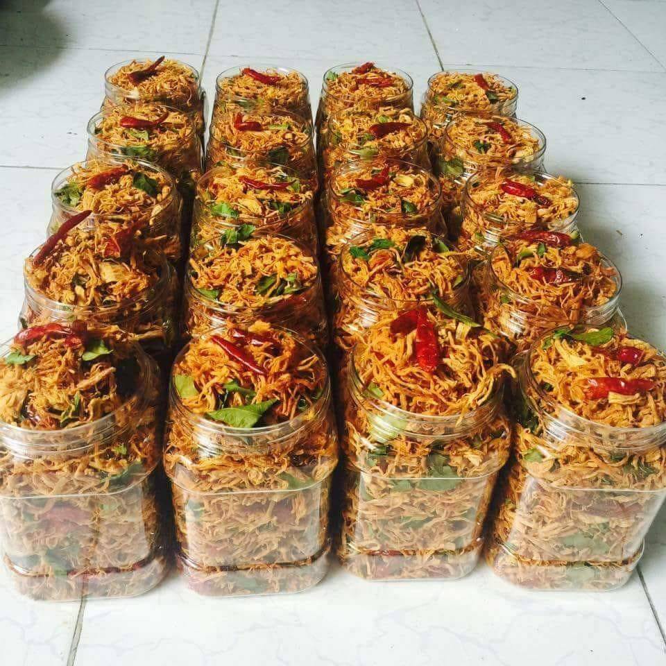 Freeship 1kg Khô gà lá chanh ngon loại 1 siêu ngon