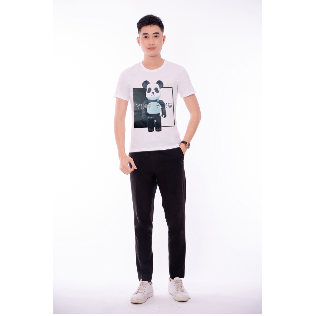 Áo Phông Nam In Hình Gấu Trúc YinYang 2022 Chất Liệu 100% Cotton Thoáng Mát - AC152