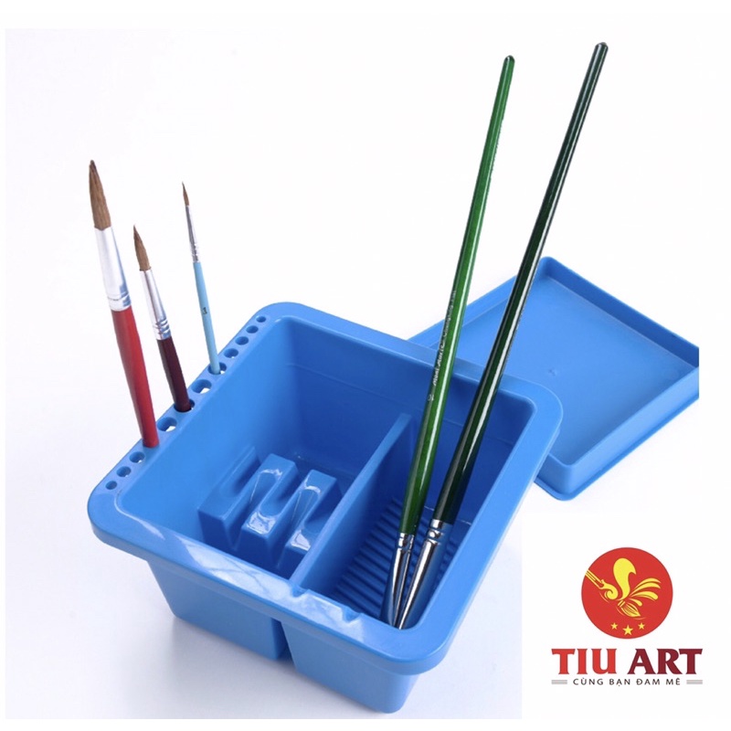 Xô Rửa Cọ và Cắm cọ vẽ cao cấp Mont Marte