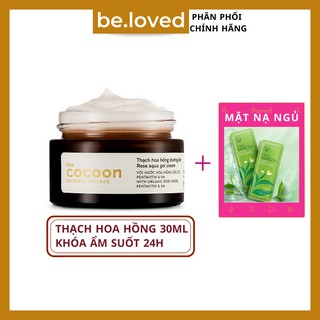 Thạch hoa hồng khóa ẩm suốt 24h Cocoon 30ml,Kem dưỡng da hoa hồng chống lão hóa-BELOVED