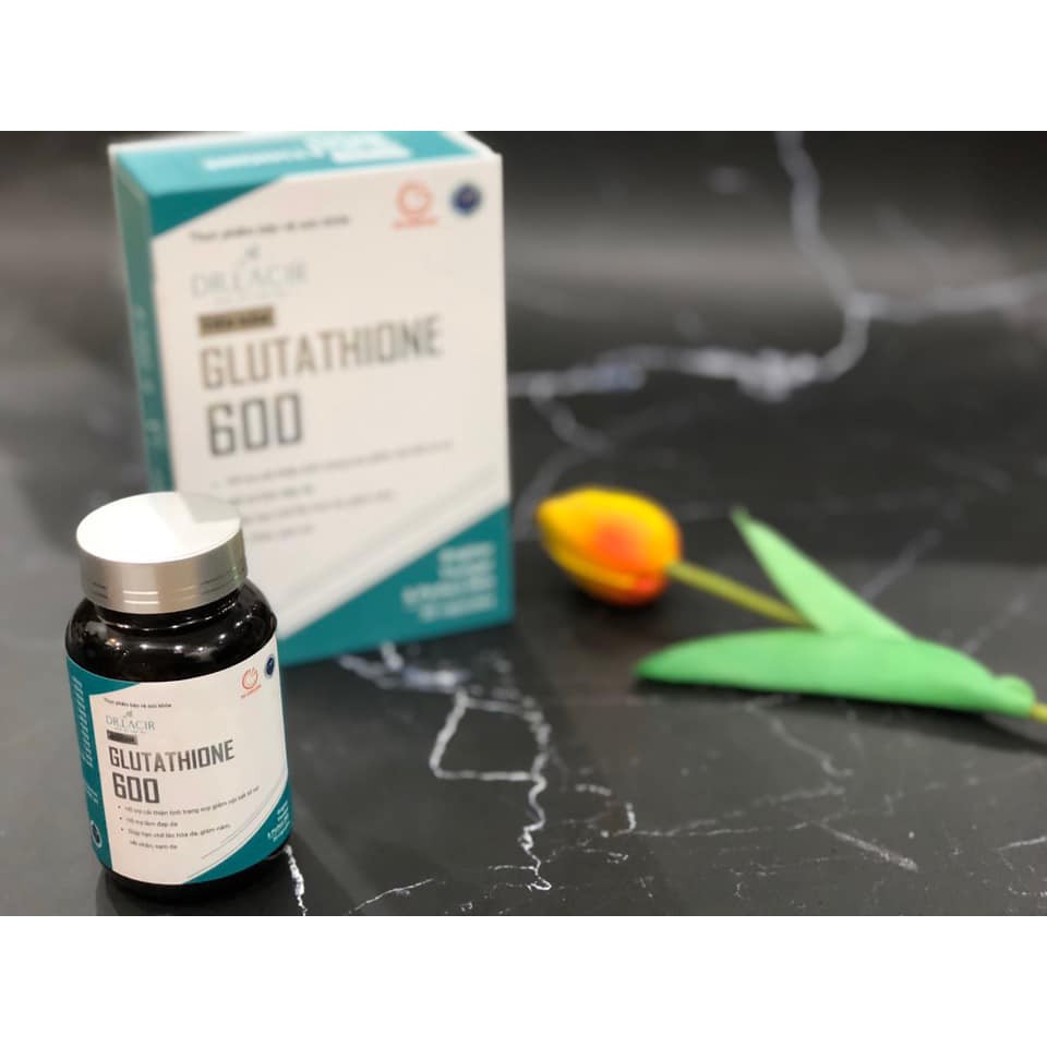 VIÊN UỐNG NÁM TRẮNG DA GLUTATHION 600 DR.LACIR (hộp 30 viên) | Thế Giới Skin Care