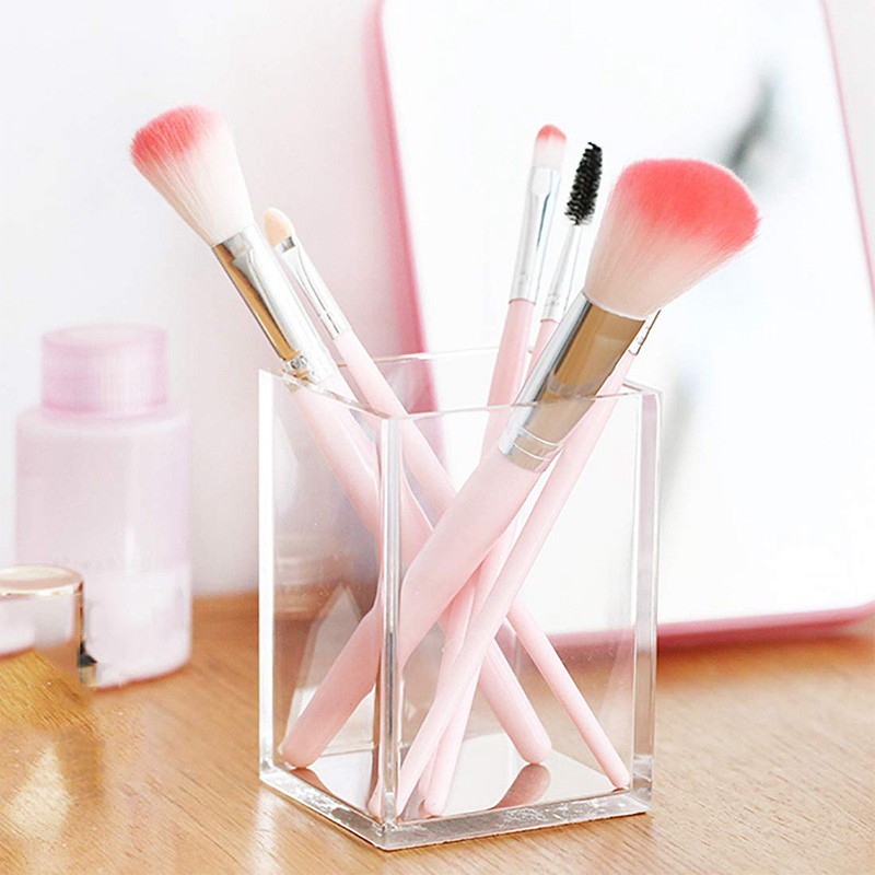 3 Ống Đựng Bút Bằng Nhựa Acrylic Trong Suốt #5