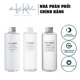 Nước hoa hồng Muji, toner muji Light Toning Water 200ml