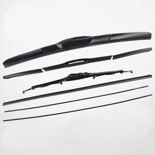 Gạt Mưa Silicone Hybrid 3 khúc CAO CẤP - Loại ngàm U cho các dòng ô tô xe hơi phổ thông (Nhiều kích thước) DP601