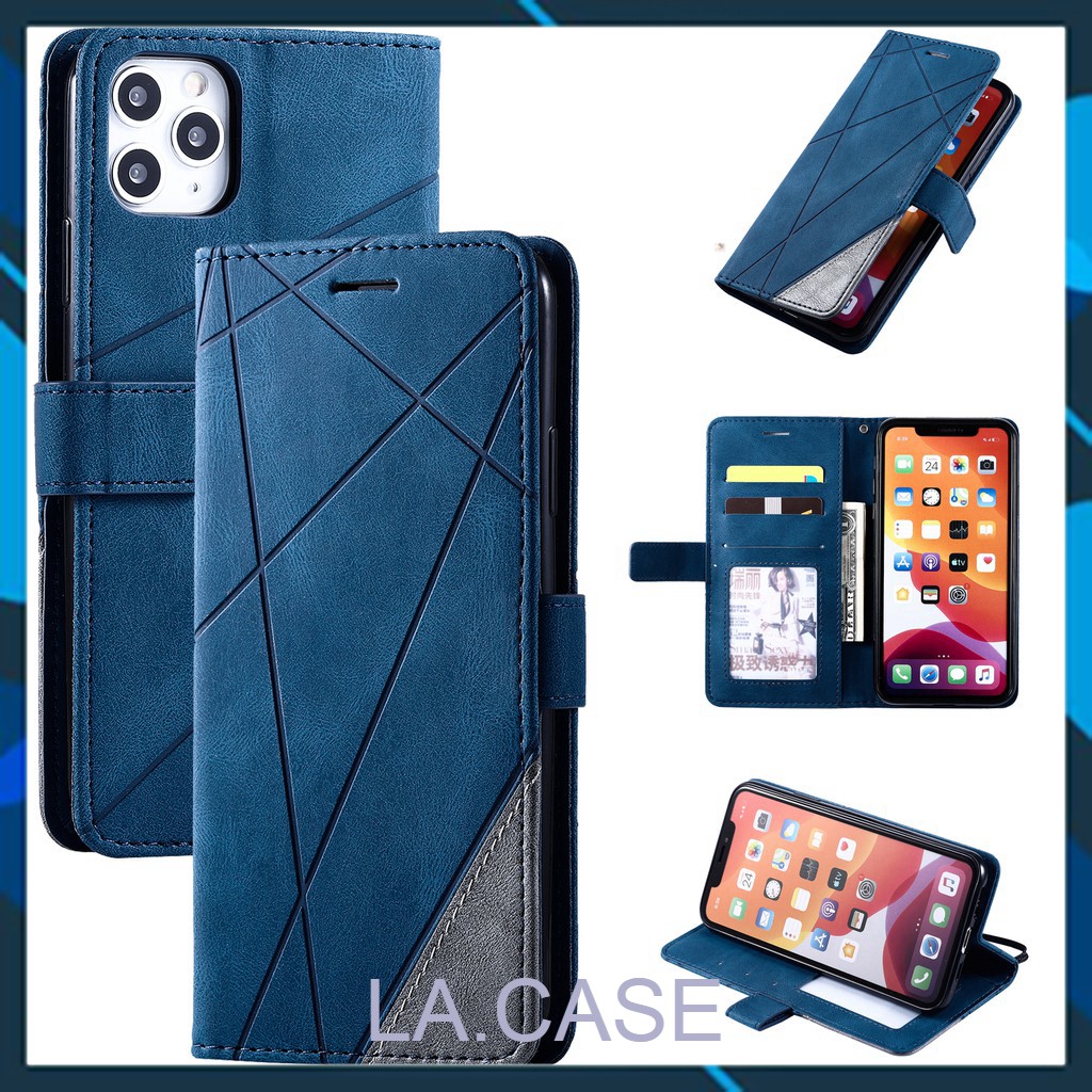 Bao da điện thoại nắp lật tích hợp khe cắm thẻ cho Iphone 12 Promax | BigBuy360 - bigbuy360.vn