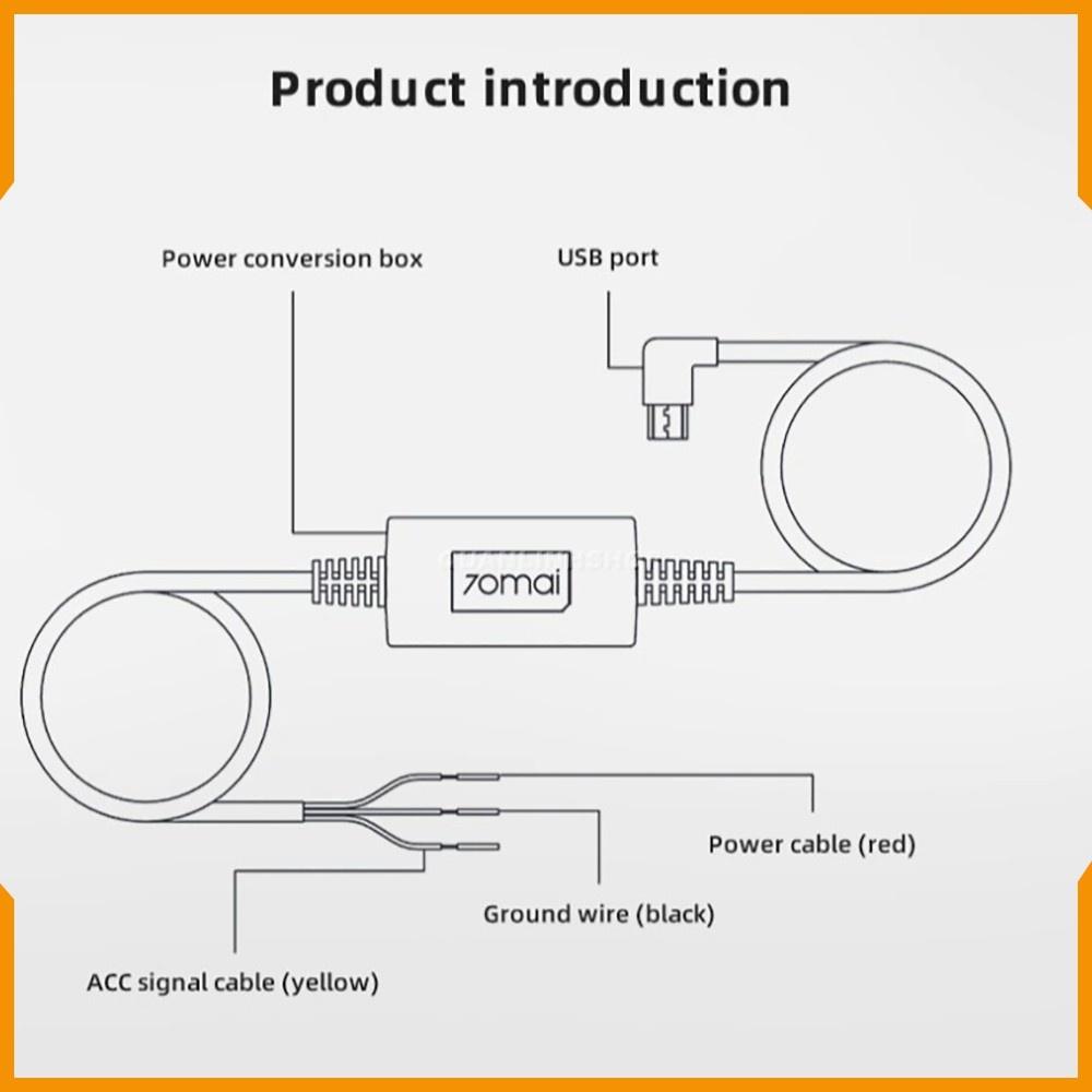 Bộ Hardware Kit 70mai đấu điện cầu chì cho Camera hành trình 70mai A800s và A500s, M300, D07 - Minh Tín Shop