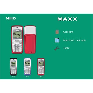 Điện thoại di động maxx n1110 siêu bền- bảo hành 12 tháng
